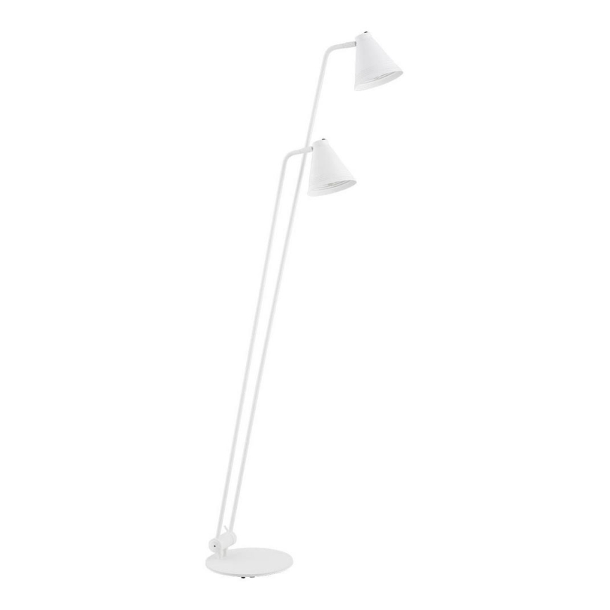 Argon 7076 - Golv lampa AVALONE 2xE27/15W/230V vit