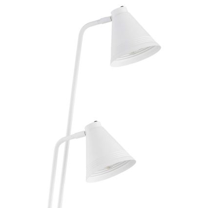 Argon 7076 - Golv lampa AVALONE 2xE27/15W/230V vit