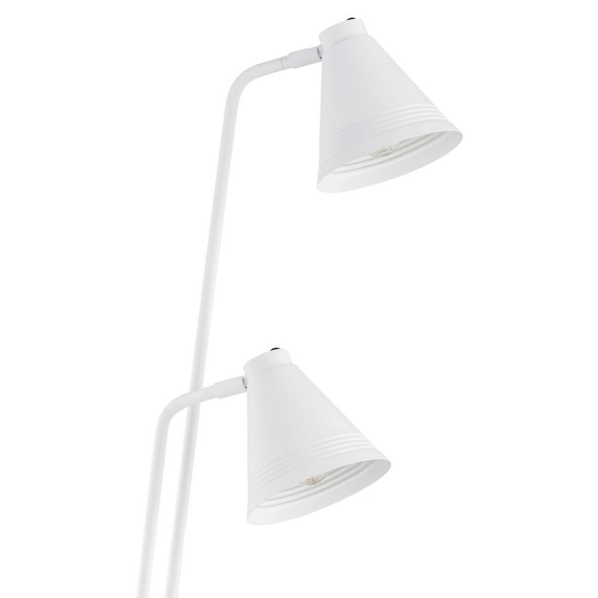 Argon 7076 - Golv lampa AVALONE 2xE27/15W/230V vit
