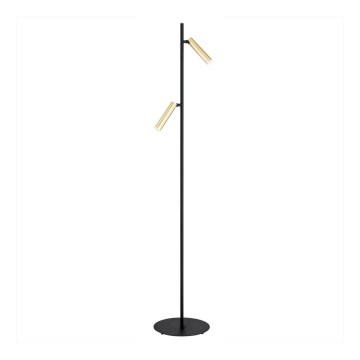 Argon 7083 - Golv lampa TORRE 2xG9/6W/230V svart/mässing