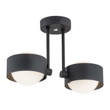 Argon 7089 - Pendelkrona MASSIMO PLUS 2xG9/6W/230V svart