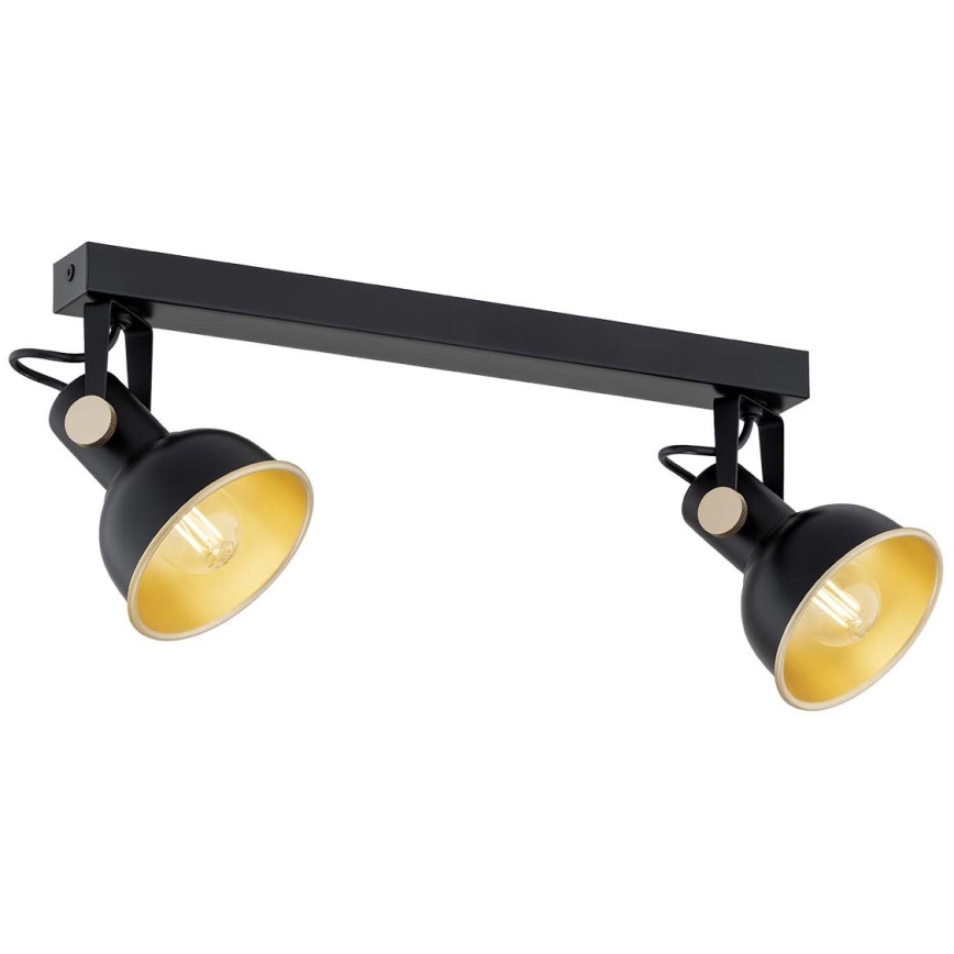 Argon 7142 - Spotlight LENORA 2xE14/7W/230V svart