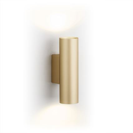 Argon 7178 - Vägglampa MITOS PLUS 2xGU10/5W/230V guld