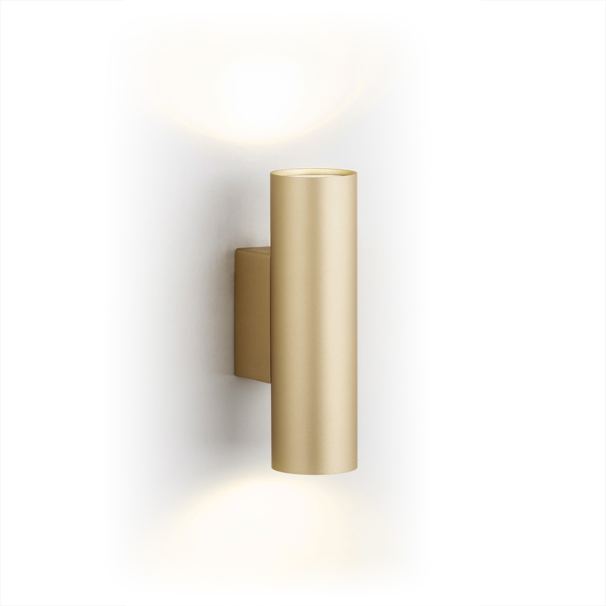 Argon 7178 - Vägglampa MITOS PLUS 2xGU10/5W/230V guld