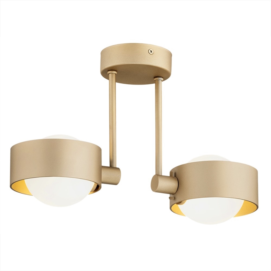 Argon 7215 - Badrum hängande ljuskrona MASSIMO PLUS 2xG9/6W/230V IP44 guld