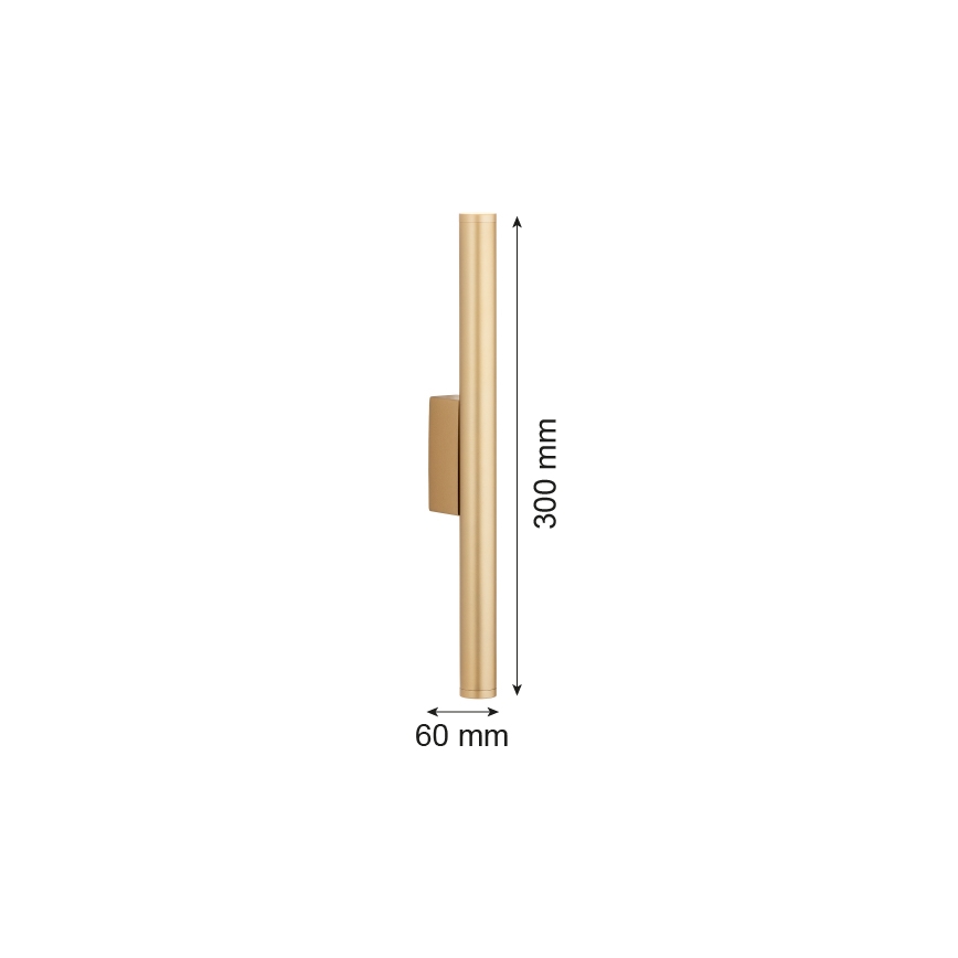 Argon 7224 - LED väggbelysning GRECO 2xLED/4,2W/230V 3000K guld