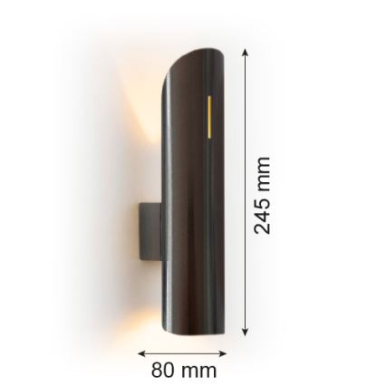 Argon 7232 - Vägglampa AKRON PLUS 2xG9/6W/230V