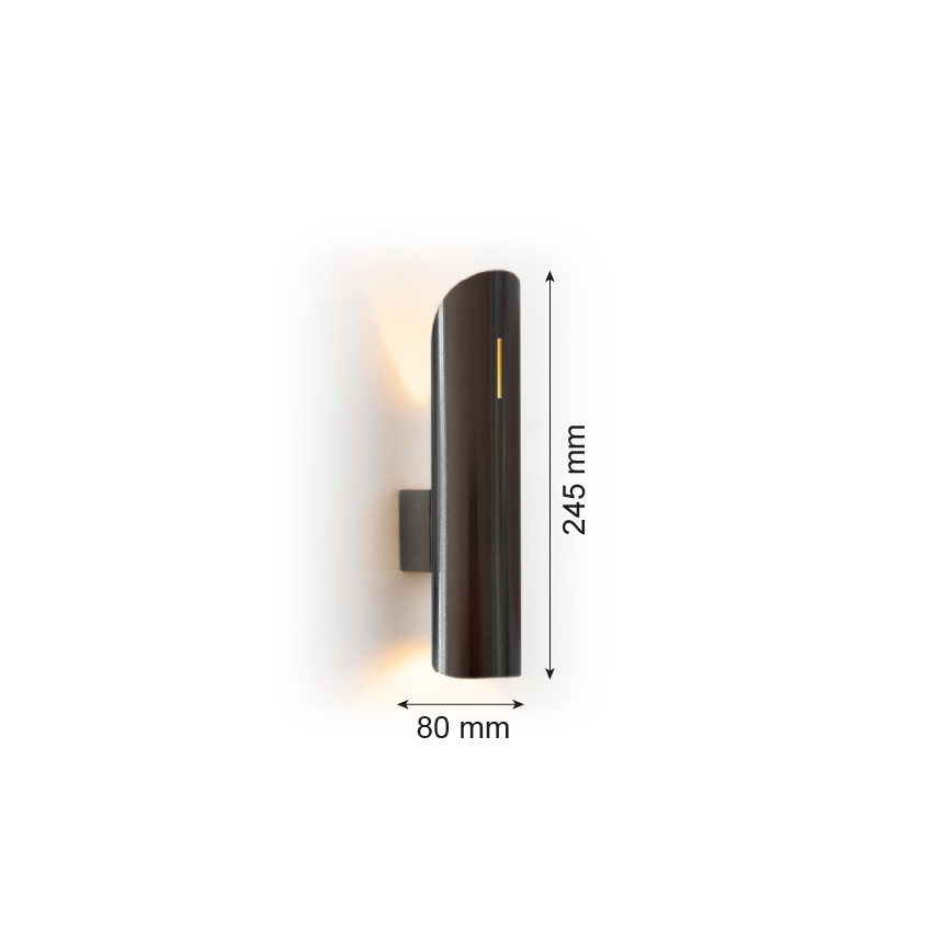 Argon 7232 - Vägglampa AKRON PLUS 2xG9/6W/230V