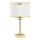 Argon 8029 - Bordslampa ABBANO 1xE27/15W/230V mässing/vit