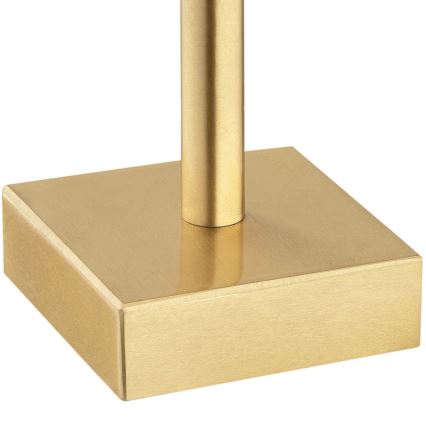 Argon 8029 - Bordslampa ABBANO 1xE27/15W/230V mässing/vit