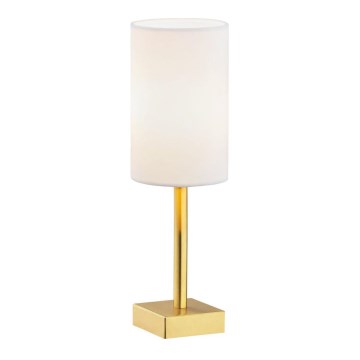 Argon 8030 - Bordslampa ABRUZZO 1xE14/7W/230V mässing/vit
