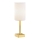 Argon 8030 - Bordslampa ABRUZZO 1xE14/7W/230V mässing/vit