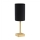 Argon 8031 - Bordslampa ABRUZZO 1xE14/7W/230V mässing/svart