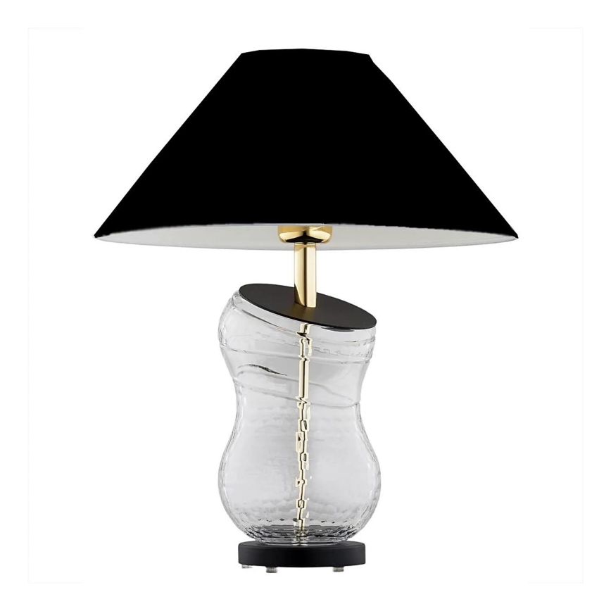 Argon 8037 - Bordslampa VENETO 1xE27/15W/230V svart/mässing