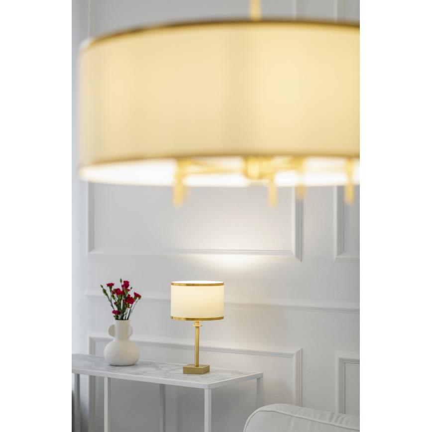 Argon 8049 - Bordslampa ABBANO 1xE27/15W/230V mässing/svart