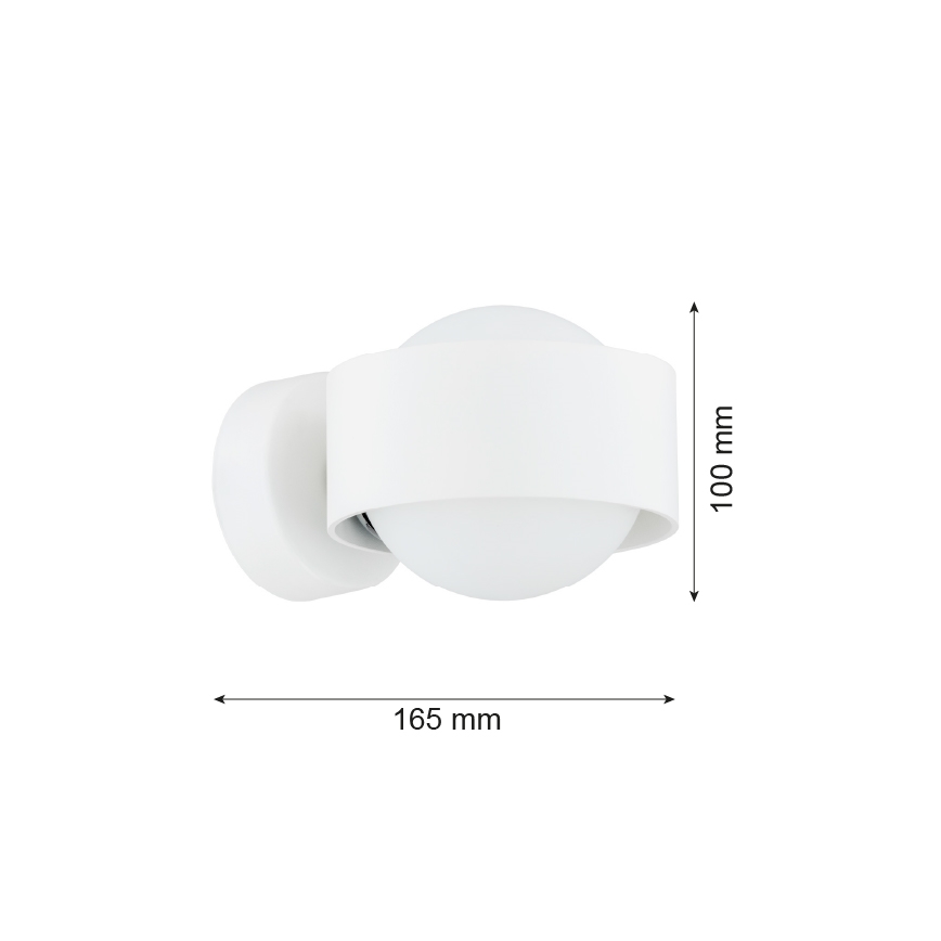 Argon 8057 - Vägglampa MASSIMO PLUS 1xG9/6W/230V vit