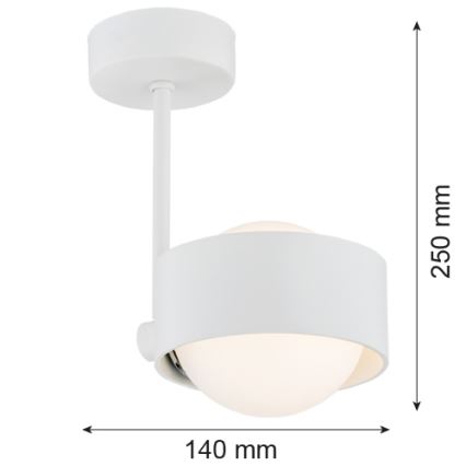 Argon 8058 - Pendelkrona MASSIMO PLUS 1xG9/6W/230V vit