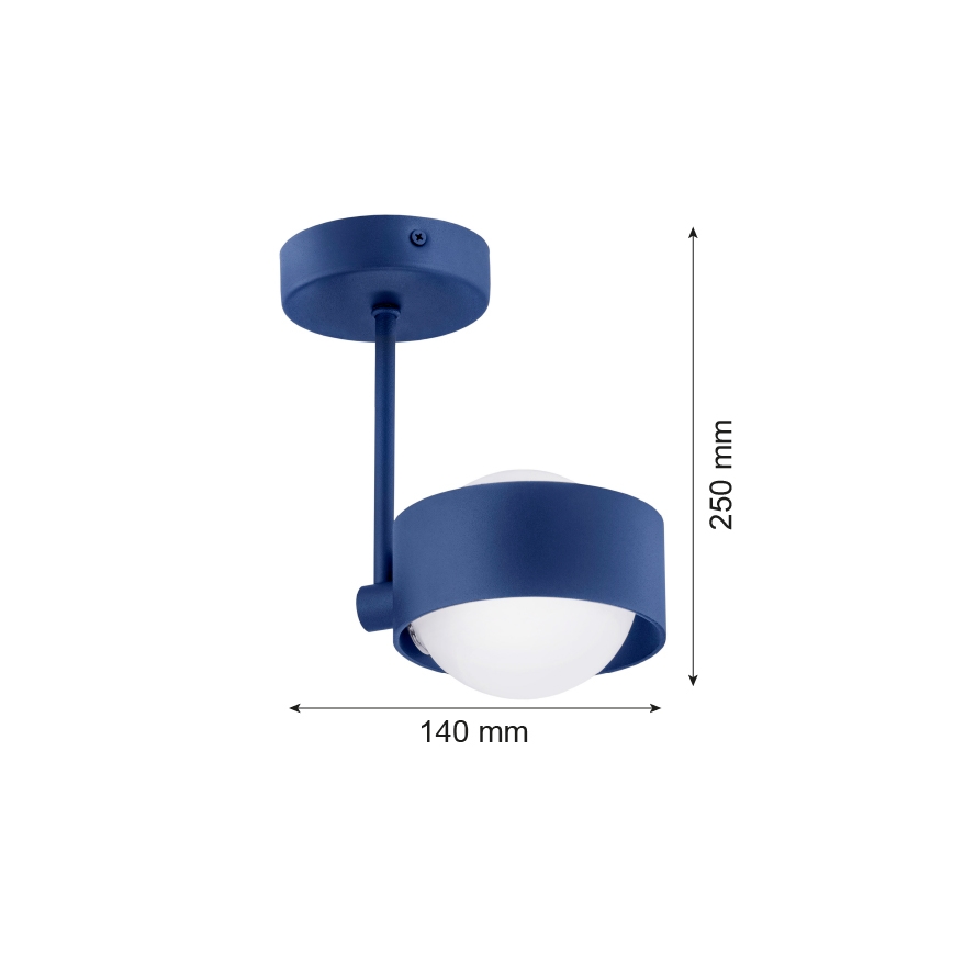 Argon 8062 - Pendelkrona MASSIMO PLUS 1xG9/6W/230V blå