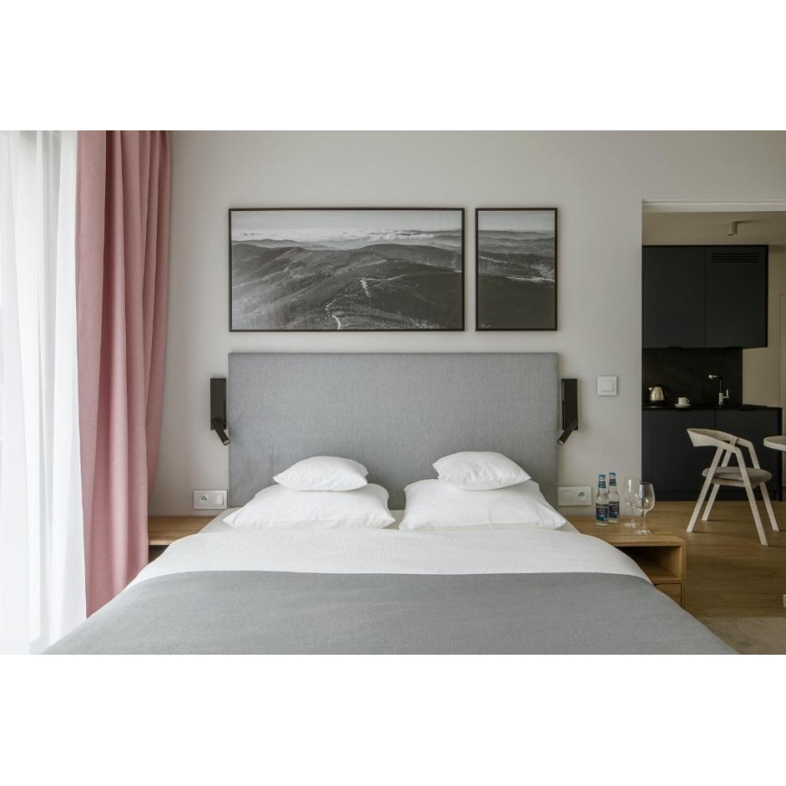 Argon 8065 - Väggspotlight ETNA 1xG9/6W/230V svart