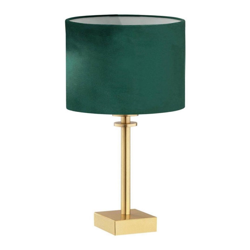 Argon 8106 - Bordslampa ABBANO 1xE27/15W/230V mässing/grön
