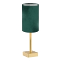 Argon 8108 - Bordslampa ABRUZZO 1xE14/7W/230V mässing/grön