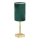 Argon 8108 - Bordslampa ABRUZZO 1xE14/7W/230V mässing/grön