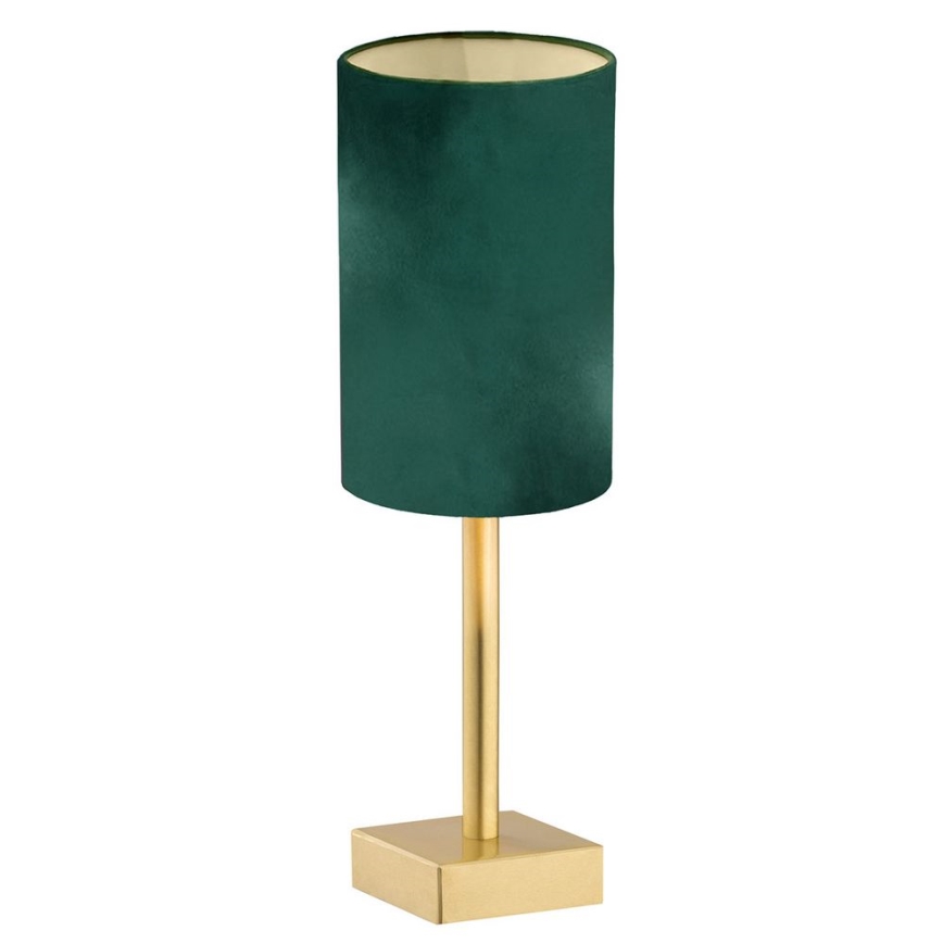 Argon 8108 - Bordslampa ABRUZZO 1xE14/7W/230V mässing/grön
