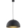 Argon 8242 - Ljuskrona med textilsladd BONITA 1xE27/15W/230V svart