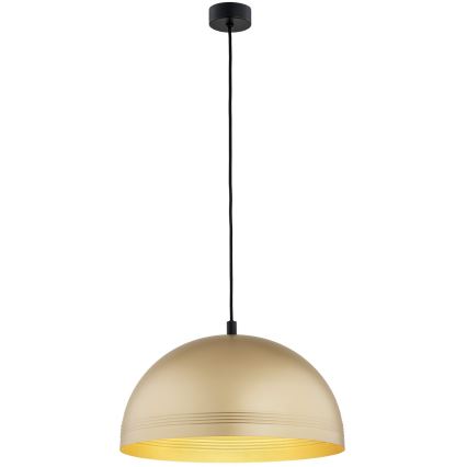 Argon 8245 - Ljuskrona med textilsladd BONITA 1xE27/15W/230V guld
