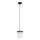 Argon 8276 - Ljuskrona med textilsladd CANOA 1xE27/15W/230V svart