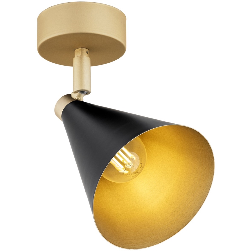 Argon 8279 - Spotlight LUCINDA 1xE14/7W/230V svart/guld