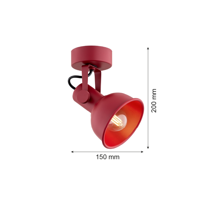 Argon 8298 - Spotlight LENORA 1xE14/7W/230V röd
