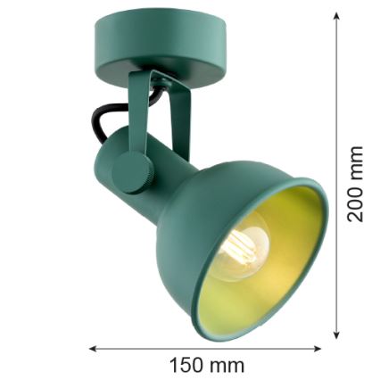 Argon 8299 - Spotlight LENORA 1xE14/7W/230V grön