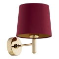 Argon 8311 - Vägglampa PONTE PLUS 1xE27/15W/230V röd