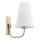 Argon 8312 - Vägglampa SAFIANO 1xE27/15W/230V guld