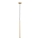 Argon 8327 - LED ljuskrona med textilsladd RIO LED/4,2W/230V 3000K guld