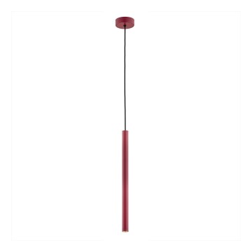 Argon 8331 - LED ljuskrona med textilsladd RIO LED/4,2W/230V 3000K röd