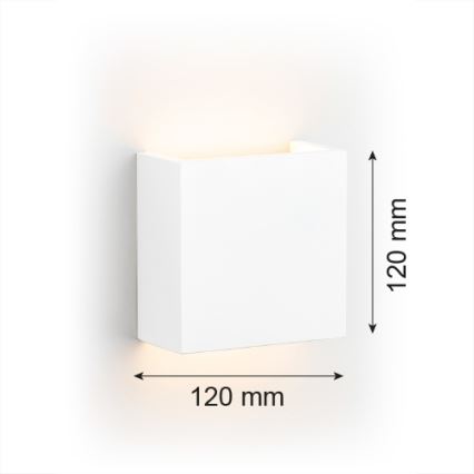 Argon 8358 - LED väggbelysning GENT LED/3,6W/230V 3000K vit