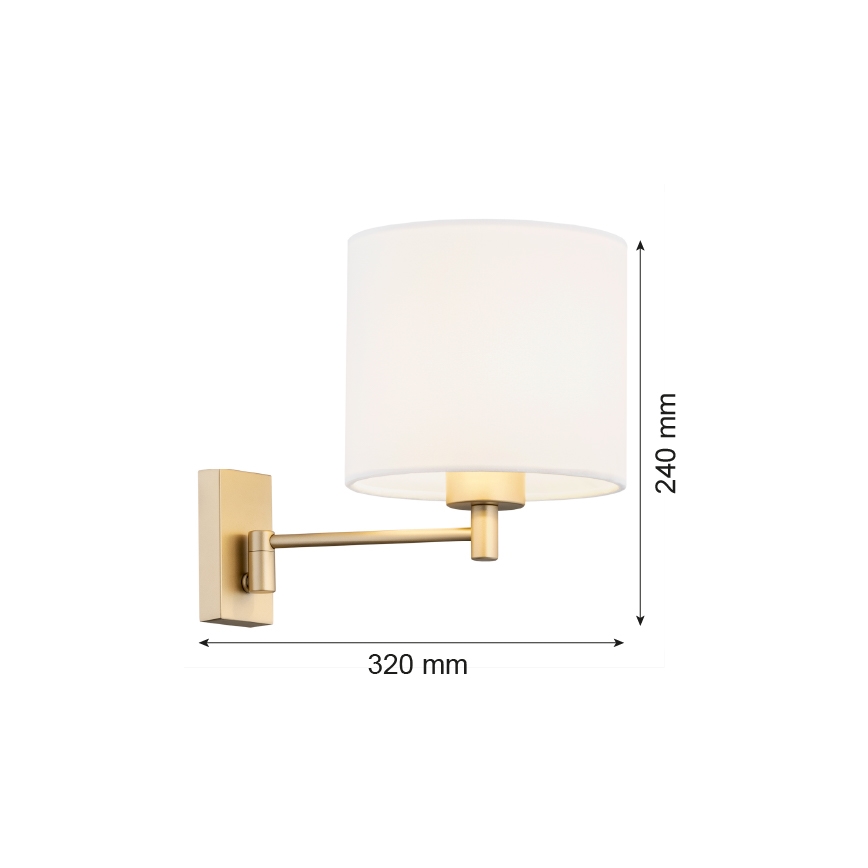 Argon 8370 - Vägglampa DOLCE 1xE27/15W/230V