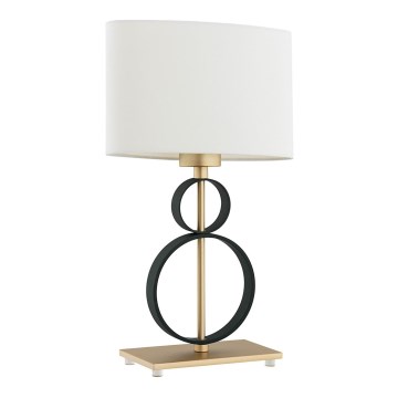 Argon 8373 - Bordslampa PERSEO 1xE27/15W/230V 42 cm grädde/svart