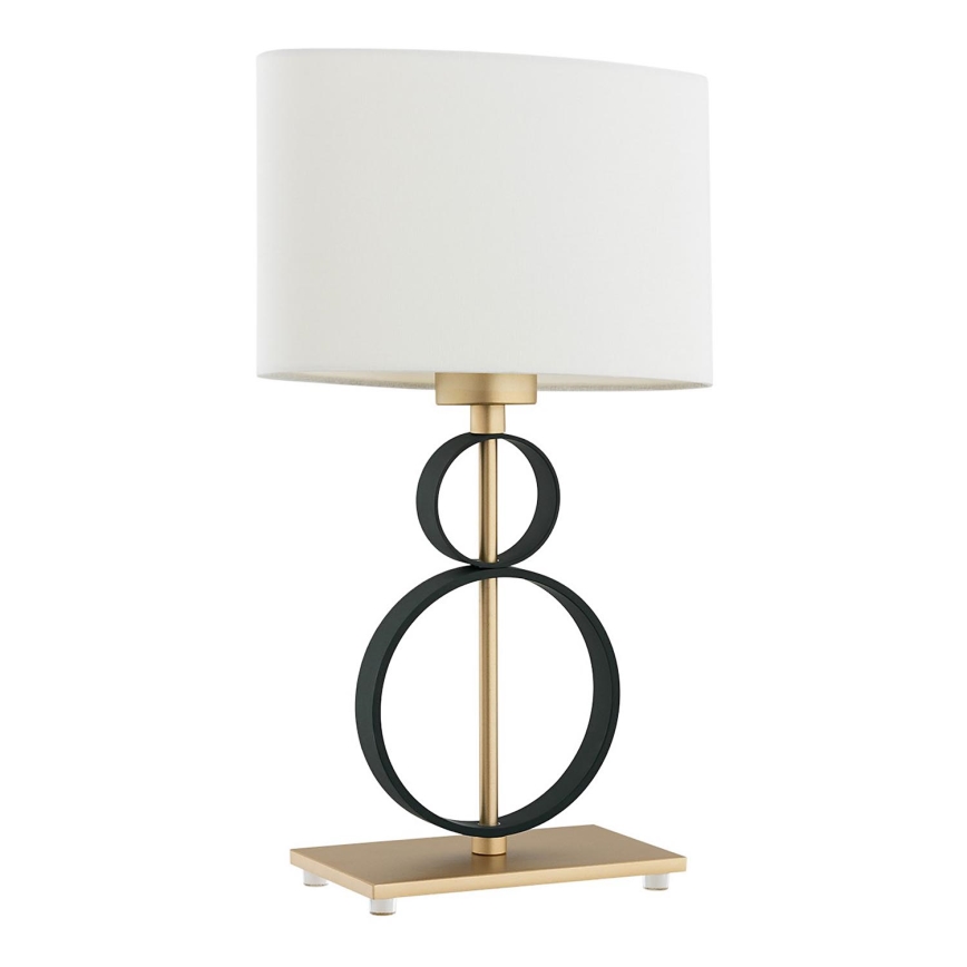Argon 8373 - Bordslampa PERSEO 1xE27/15W/230V 42 cm grädde/svart