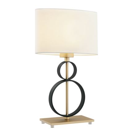 Argon 8373 - Bordslampa PERSEO 1xE27/15W/230V 42 cm grädde/svart