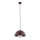 Argon 8444 - Ljuskrona med textilsladd PIAVA 1xE14/7W/230V alabaster brun
