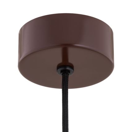 Argon 8444 - Ljuskrona med textilsladd PIAVA 1xE14/7W/230V alabaster brun