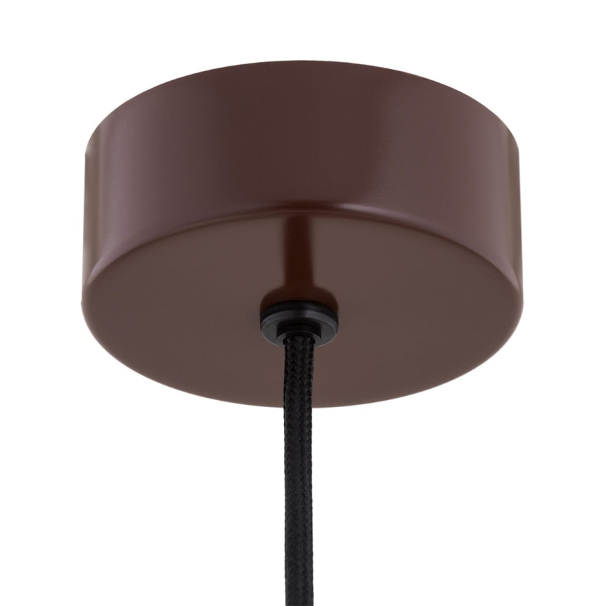 Argon 8444 - Ljuskrona med textilsladd PIAVA 1xE14/7W/230V alabaster brun