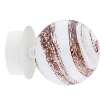 Argon 8454 - Vägglampa FABIO 1xE14/7W/230V alabaster vit