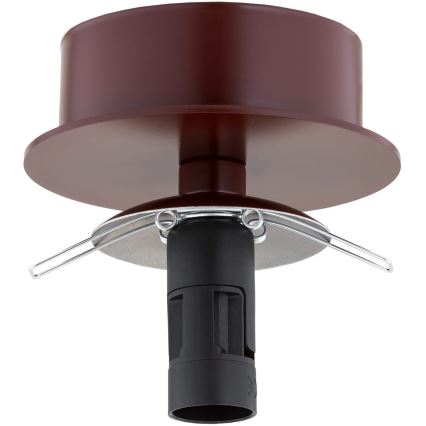 Argon 8455 - Vägglampa FABIO 1xE14/7W/230V alabaster brun
