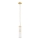Argon 8489 - Ljuskrona med textilsladd HAMPTON 1xE14/7W/230V guld