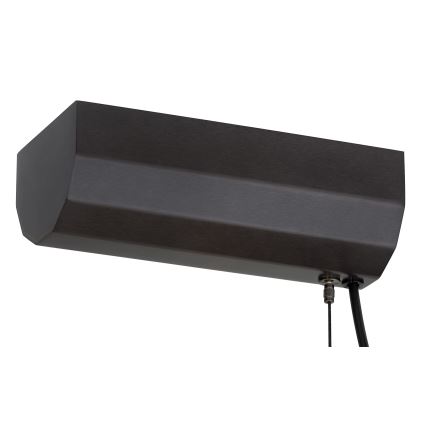 Argon 8625 - LED ljuskrona med textilsladd HAMPTON LED/90W/230V 3000K 120 cm svart