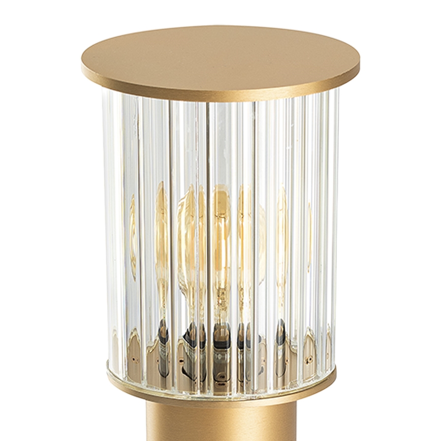 Argon 8753 - Utomhuslampa NORFOLK 1xE27/15W/230V IP44 52cm guld
